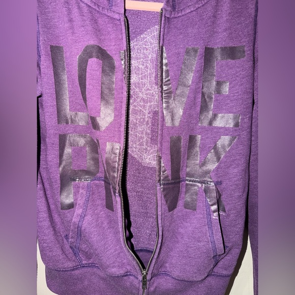 PINK Leopard 86 sequin hoodie - Picture 7 of 8